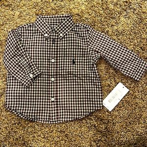 Ralph Lauren (Baby 6m) Collared Shirt